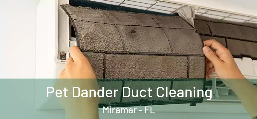 Pet Dander Duct Cleaning Miramar - FL